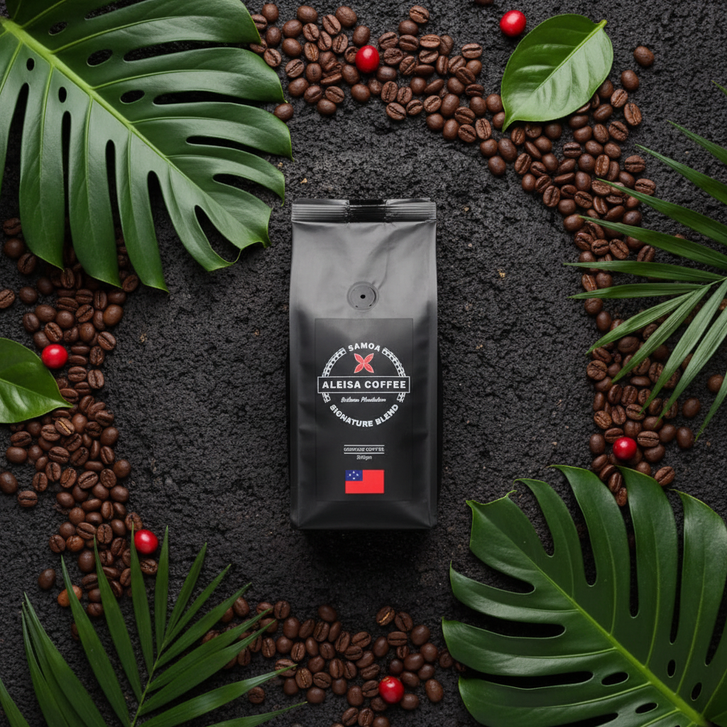 Aleisa Coffee — Small Bag Flat Lay